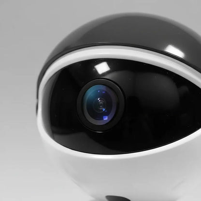 Camara Inteligente Robot Wifi Interior App Android Ios V360p Blanco