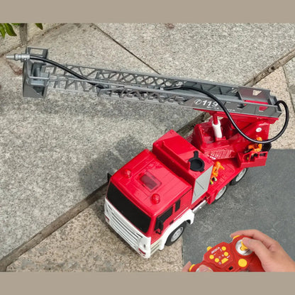 Camion De Bomberos Juguete Con Control Remoto Luces Led Aleatorio
