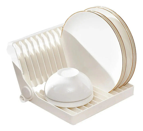 Escurridor De Platos Plastico Plegable Cocina Aleatorio