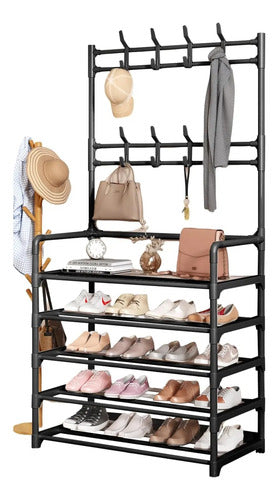 Perchero Organizador De Zapatos Estante 5 Niveles Aleatorio