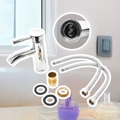 Monocomando Lavatorio Canilla Baño Mezcladora Pileta Cromada