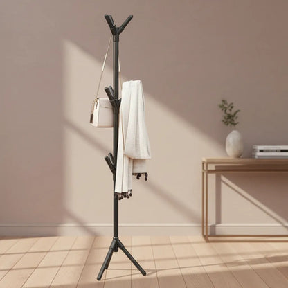 Perchero De Metal Ropa Organizador Abrigos Sombrero 155x42cm Aleatorio