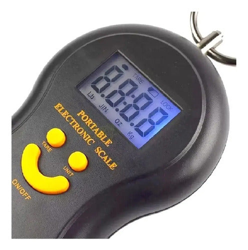 Balanza De Pesca O Maleta Hasta 50kg Mf Shop Negro
