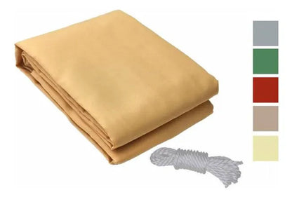 Lona Toldo Impermeable 3x3 Jardin Sombra Exterior Cuadrada Aleatorio - 6 Colores