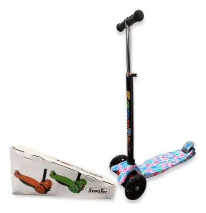 Scooter Tripatín Infantil 3 Ruedas Luces Altura Regulable Aleatorio