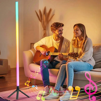 Set X2 Tira Led Barra Rgb Pie Luces Decorativas Control App Rgb