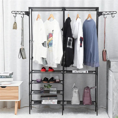 Perchero Organizador De Pie Estante Ropa Dormitorio Aleatorio