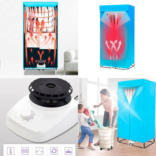 Secador De Ropa De Pie De Bolsa Seca Ropa De Colgar 1000w
