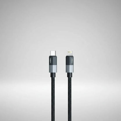 Cable Datos Tipo C A Ios Reforzado Nylon Usb C Carga 1m Gris