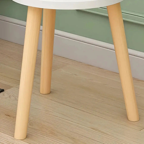 Mesa Minimalista Centro Living Madera Ratona