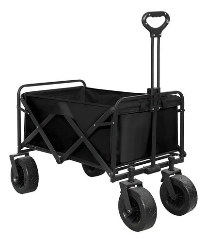 Carro Plegable Multiuso Transporte Carga Ruedas 73x46x88