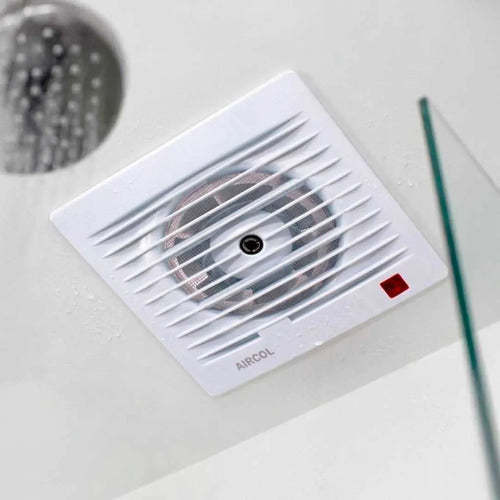 Extractor De Aire Para Cocina Baño Blanco Diámetro 10cm Blanco