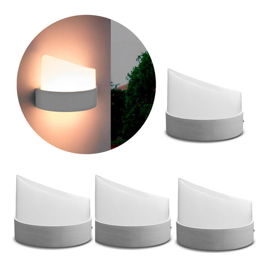 Set X4 Foco Pared Aplique Exterior Lampara Luminaria