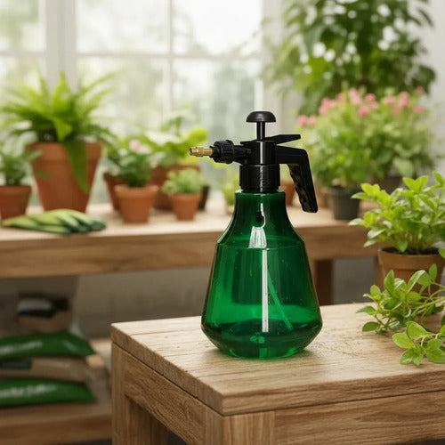 Pulverizador Rociador Manual A Presión 2l Jardinería Verde