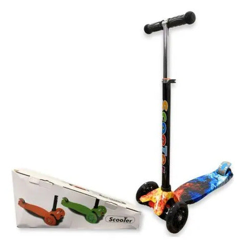 Tripatín Scooter Infantil 50kg Luces Ruedas Regulable Aleatorio