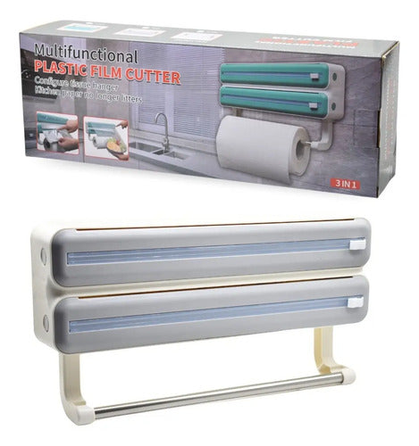 Organizador Porta Rollos Dispensador De Film Papel Aluminio Aleatorio