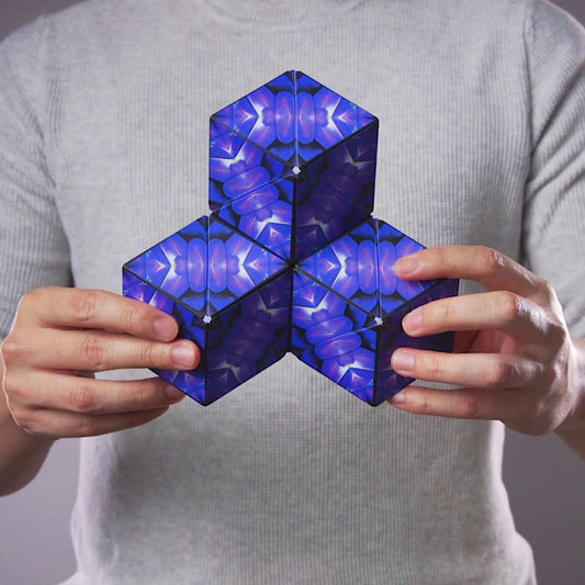 Cubo Magico 3d Transformable  Rompecabezas Antiestres