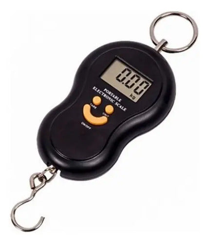 Balanza Digital Portatil De Colgar Con Gancho Hasta 50kg Aleatorio