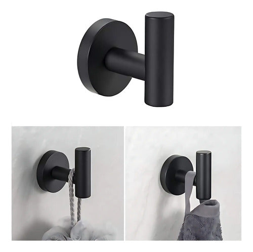 Set Accesorios Baño Juego 6 Piezas Acero Inoxidable