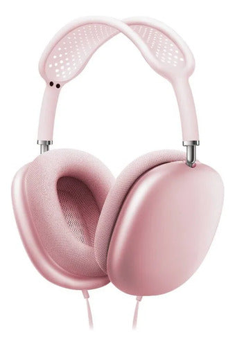 Auriculares Cableados Sonido Envolvente Graves Reforzados Rosa