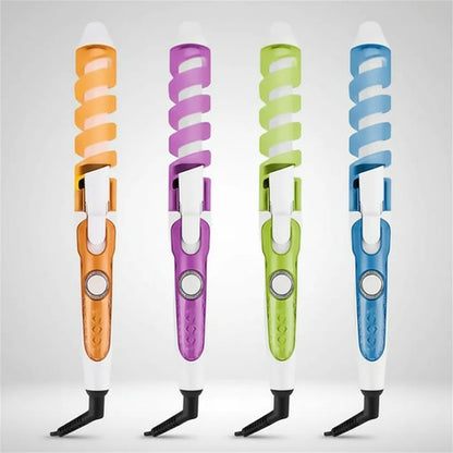 Rizador Buclera Espiral Cable 360 220v Temperatura Regulable 4 Colores Segun Stock