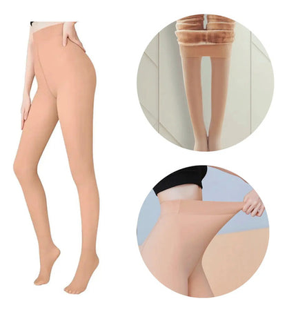 Medias Corderito Mujer Termicas Can Can Forradas Talle Unico