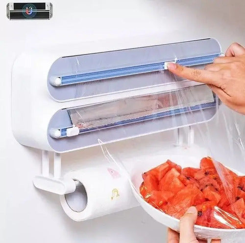 Organizador Porta Rollos Dispensador De Film Papel Aluminio Aleatorio