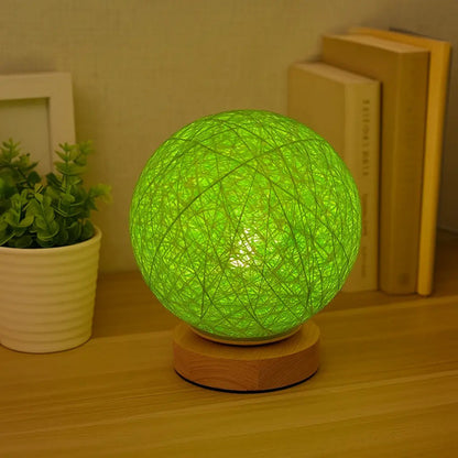 Lampara Veladora Led Tejida Decorativa Con Control Usb