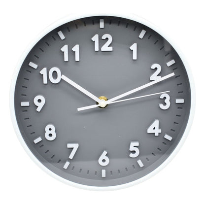 Reloj Para Pared De Plastico Redondo 19cm