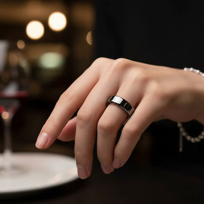 Anillo Inteligente Monitoreo Sueño Talle 11 Ios Android Negro 11