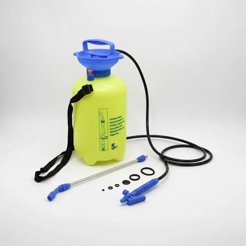 Fumigador 5 Litros Botella Plastico Pico Metalico Mochila Varios