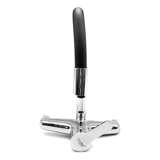 Grifo Monocomando 20cm Flexible Cocina Cromado Mesada Pared