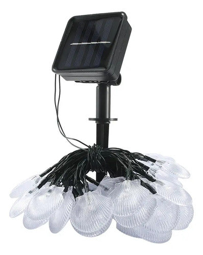 Guia Solar Guirnalda Luces Led Calidas Y Rgb Lamparas 5 Mts