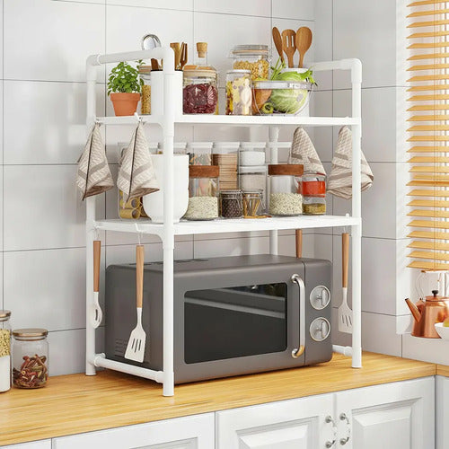 Organizador Estante Para Cocina Microondas 69x48x26cm