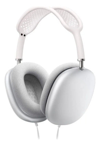 Auriculares Cableados Sonido Envolvente Graves Reforzados Blanco