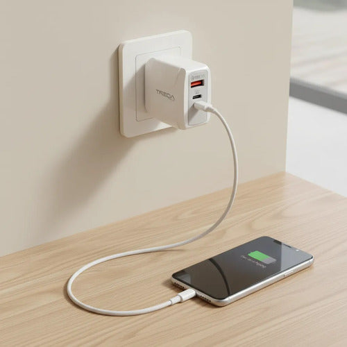 Cargador Rapido Usb Tipo C Celular Tablet Carga Rapida Aleatorio - 2 Colores