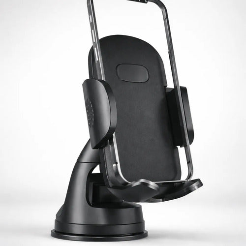 Soporte Celular Universal Gps Smartphone Ajustable Auto 360 Negro