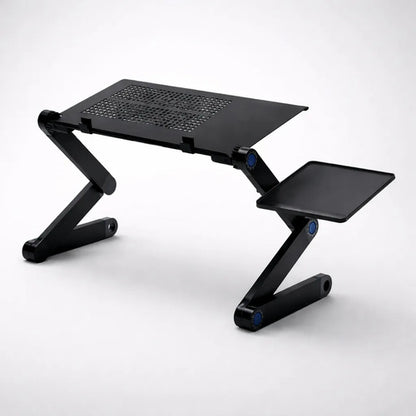 Soporte Plegable Portatil Notebook Ventilador Windows Mac Negro