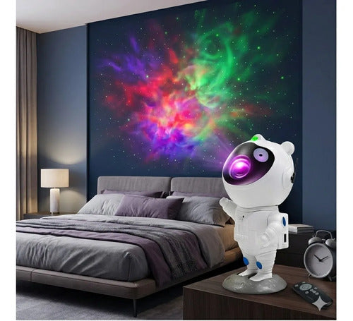 Lámpara Proyector Galaxia Astronauta Inalambrico Astronauta Blanco Aleatorio