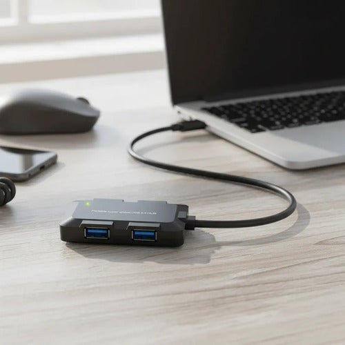 Adaptador Hub Usb Tipo C 4 Puertos Usb Notebook Pc Tablet