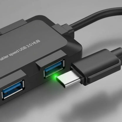 Adaptador Hub Usb Tipo C 4 Puertos Usb Notebook Pc Tablet