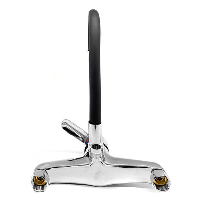 Grifo Monocomando 20cm Flexible Cocina Cromado Mesada Pared