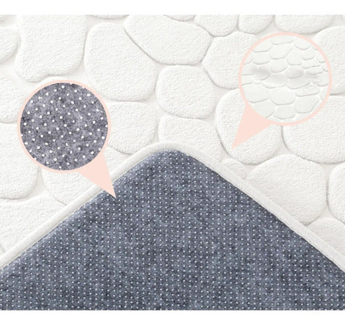 Alfombra Baño Antideslizante Super Absorbente 60x40cm Aleatorio