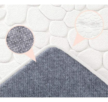Alfombra Baño Antideslizante Super Absorbente 60x40cm Aleatorio