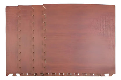 Pack X16 Alfombra Goma Eva Encastrable Simil Madera 60x60