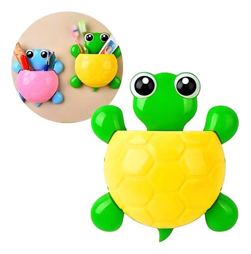 Porta Cepillo Dientes Infantil Diseño Tortuga