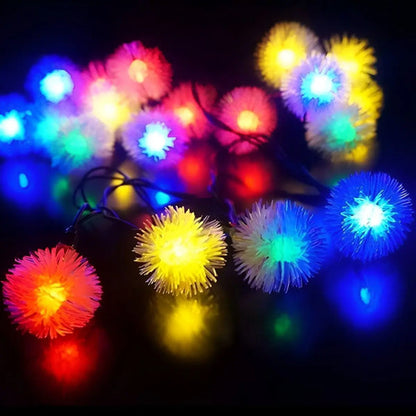 Guia Solar Guirnalda Luces Led Calidas Y Rgb Lamparas 5 Mts