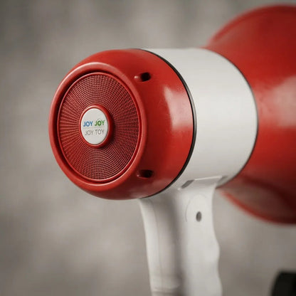 Megáfono Portátil Recargable Usb Sirena Grabación Micrófono Rojo Y Blanco