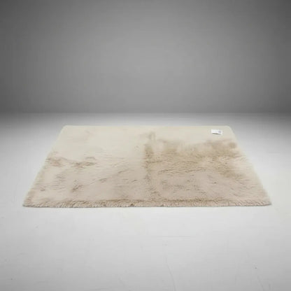 Alfombra Decorativa Afelpada Suave Base Gamuza 50x80cm 80 Cm 50 Cm Beige