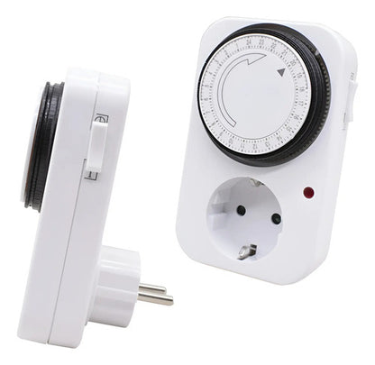 Timer Manual Calefon Schuko Ahorro De Energia Analogico
